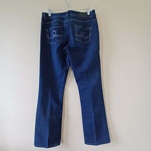 SEVEN7 Jeans Sz 29 Bootcut Contrast Stitching‎ Western Cowgirl Rodeo Dark Wash